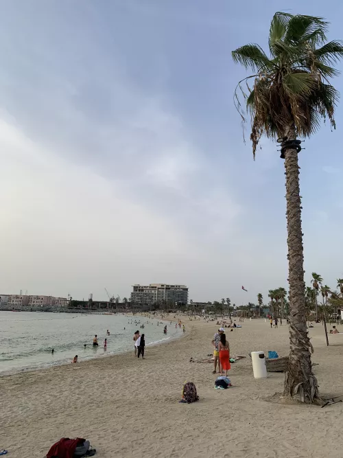 First time here at La Mer beach, dubai