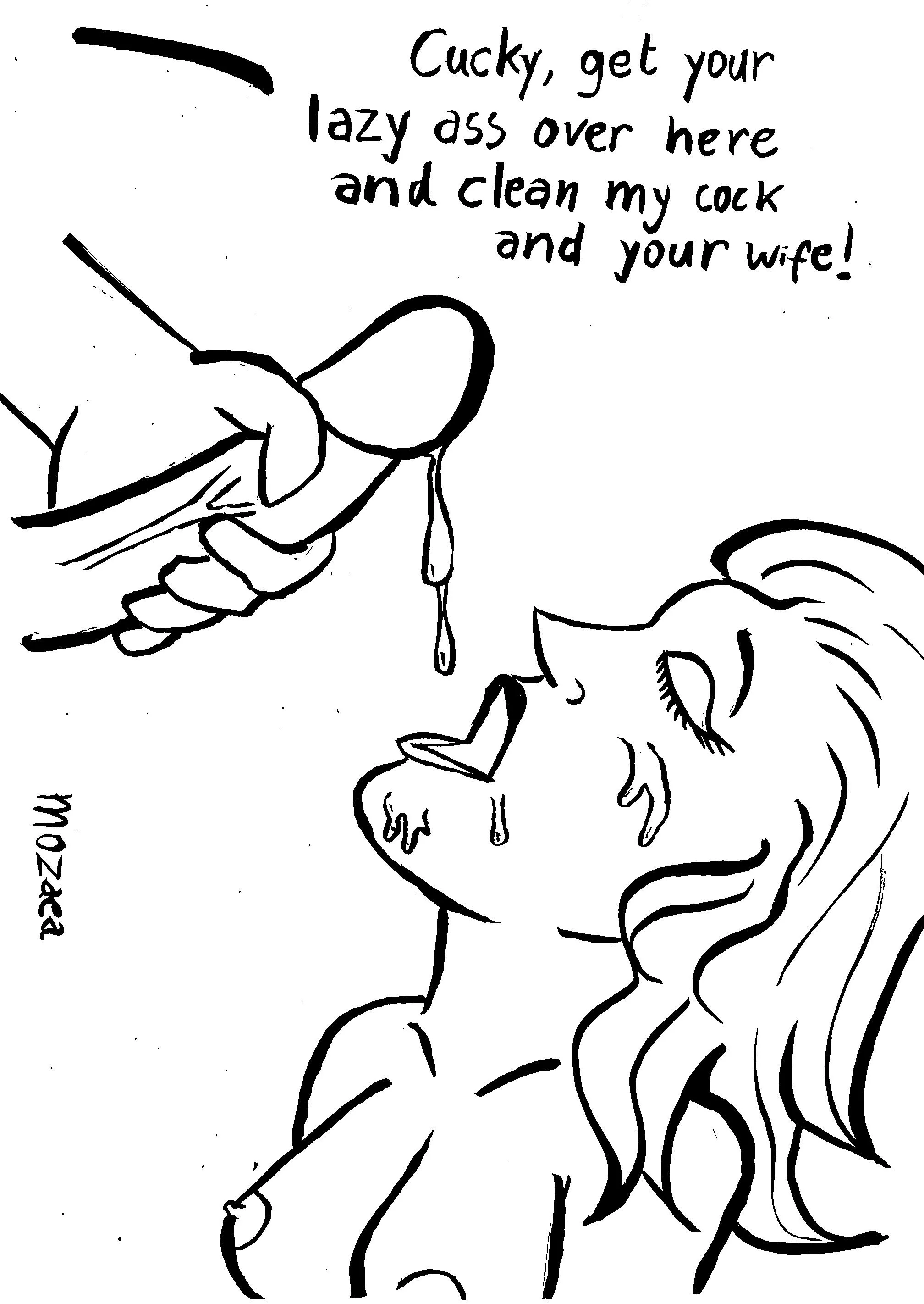 You know your place, cuck 😈