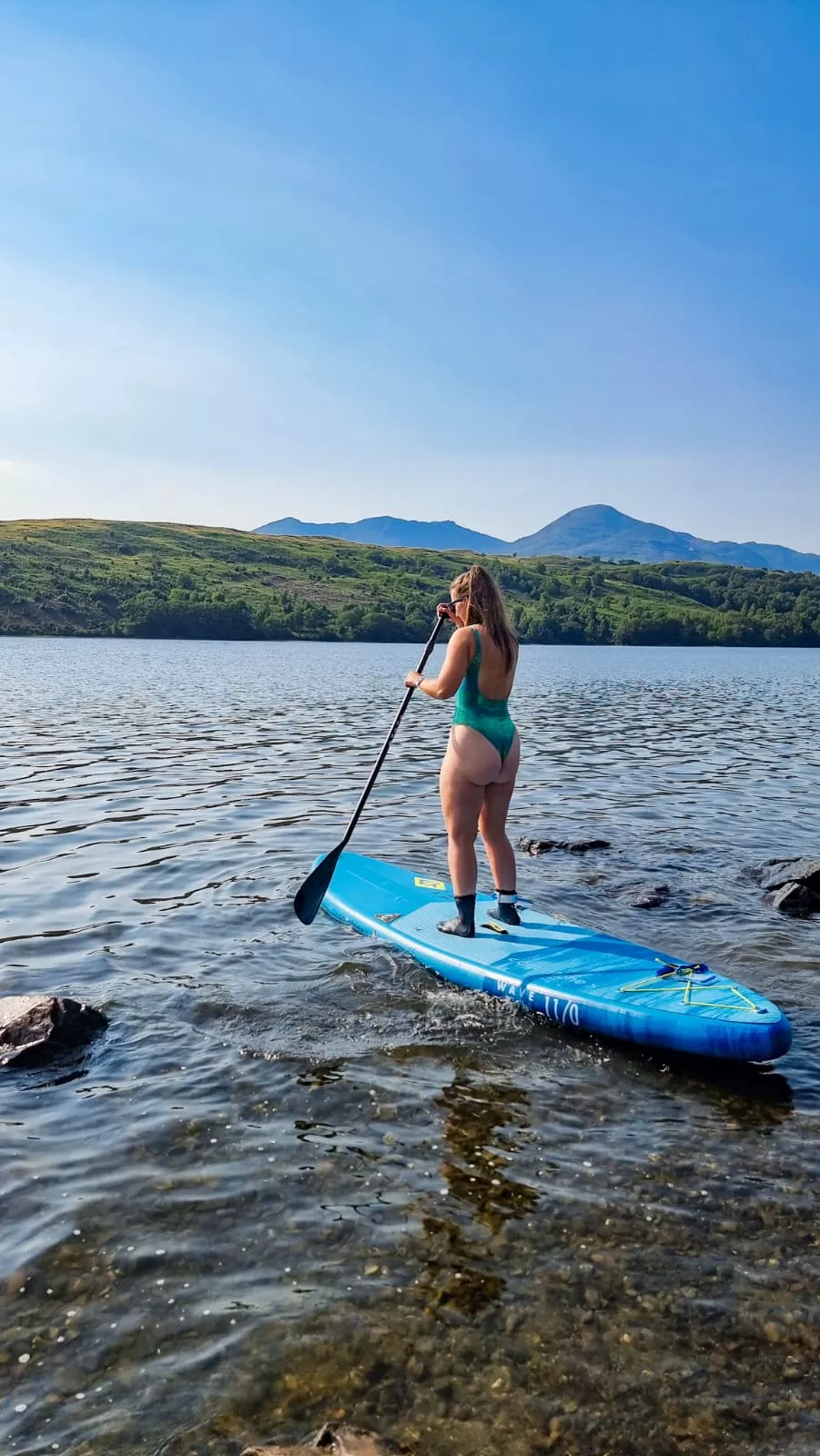 Trying to keep my balance on the lake, do you think I did!?