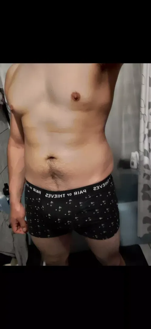 Bout to hit the shower after a long day of work!