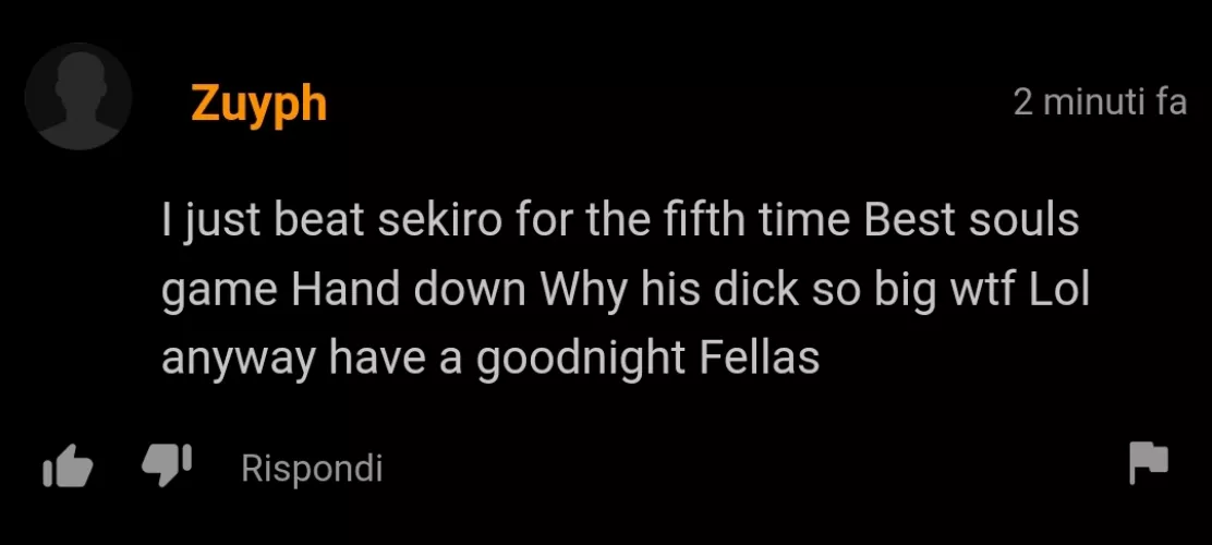 This dude knows his priorities