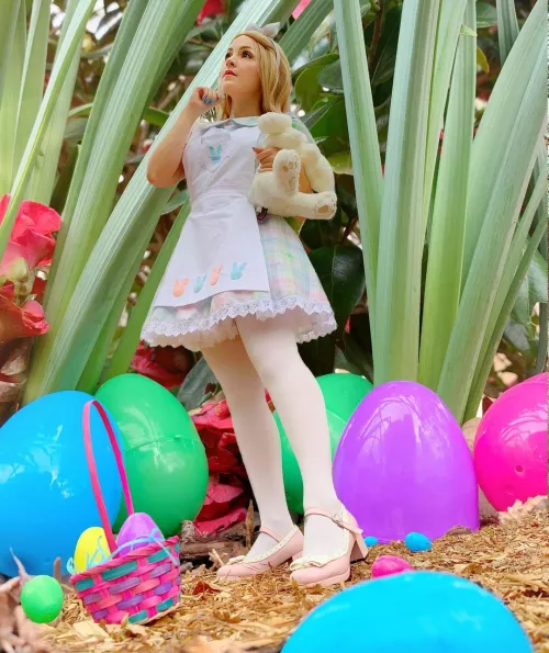 Easter egg sized girl