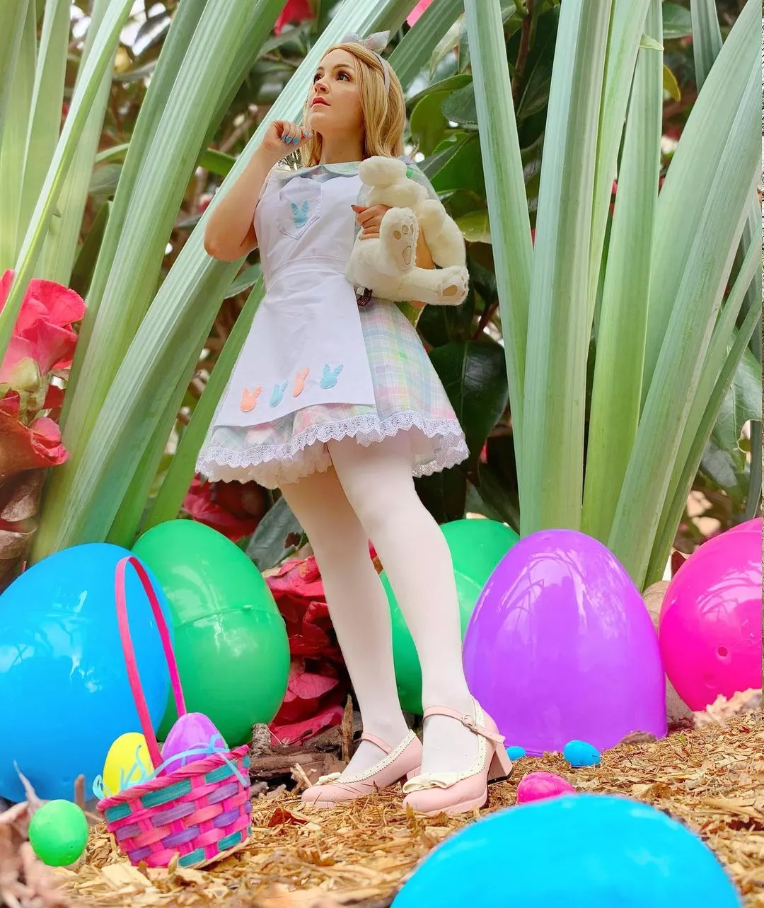 Easter egg sized girl