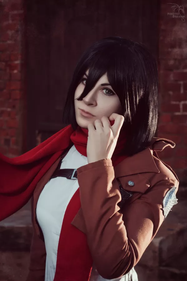 Mikasa from Attack on Titan Cosplay by Yunakairi