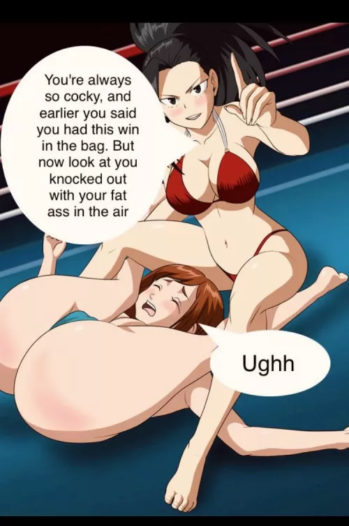 Uraraka defeated by Momo