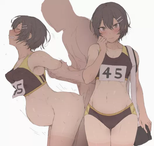 Why dose she still have the track suit on? (mdf an)