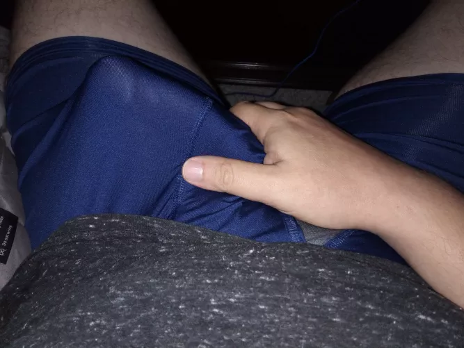 I didn't know these undies were semi-see-through until the flash went off