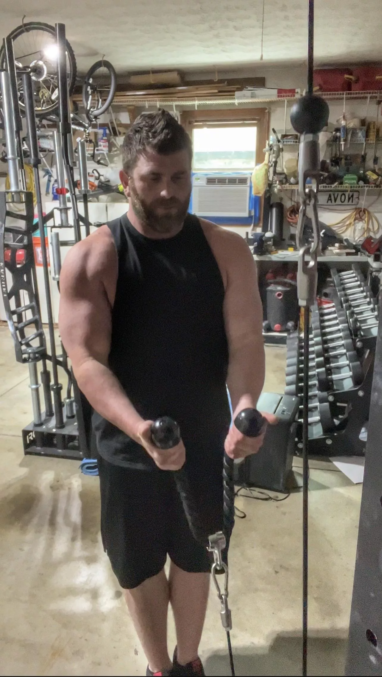 When you finally start cutting and realize that the bulk and all that fat jokes that came with putting on muscle first were worth it. No pain no gain.