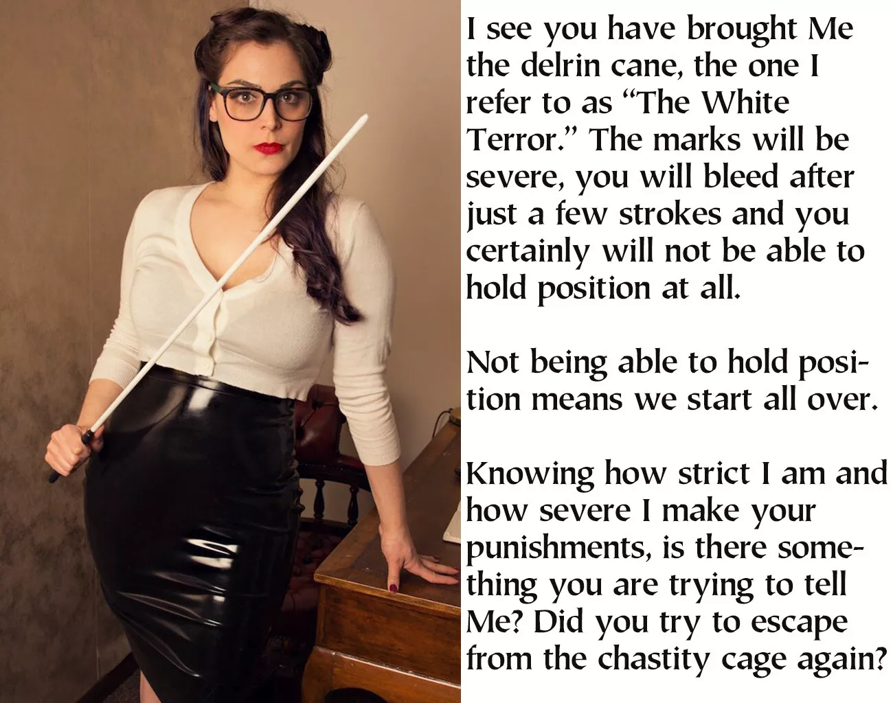 It would be wise, at this point, to be completely truthful. Because She will find out if you are lying. And you won't like the result.