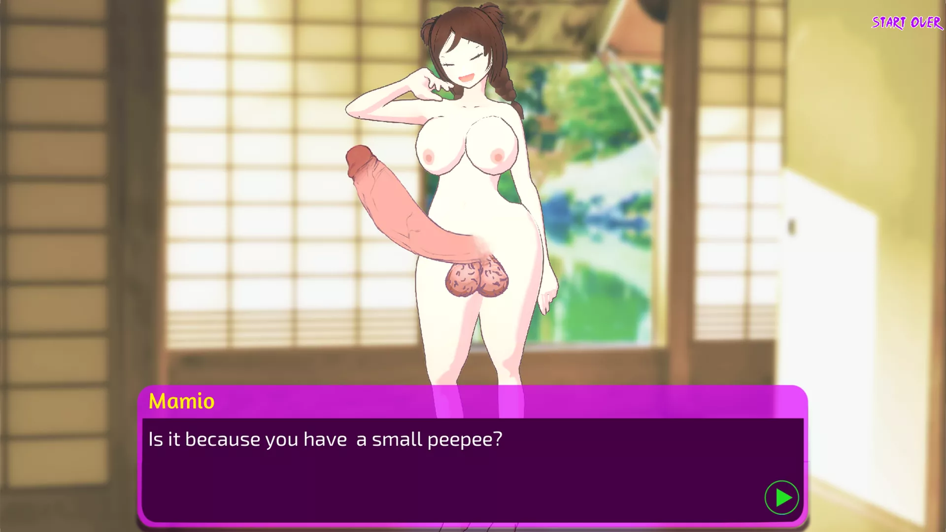 She's a cruel goddess (Mamio: Futa Sex Sim v1.00)