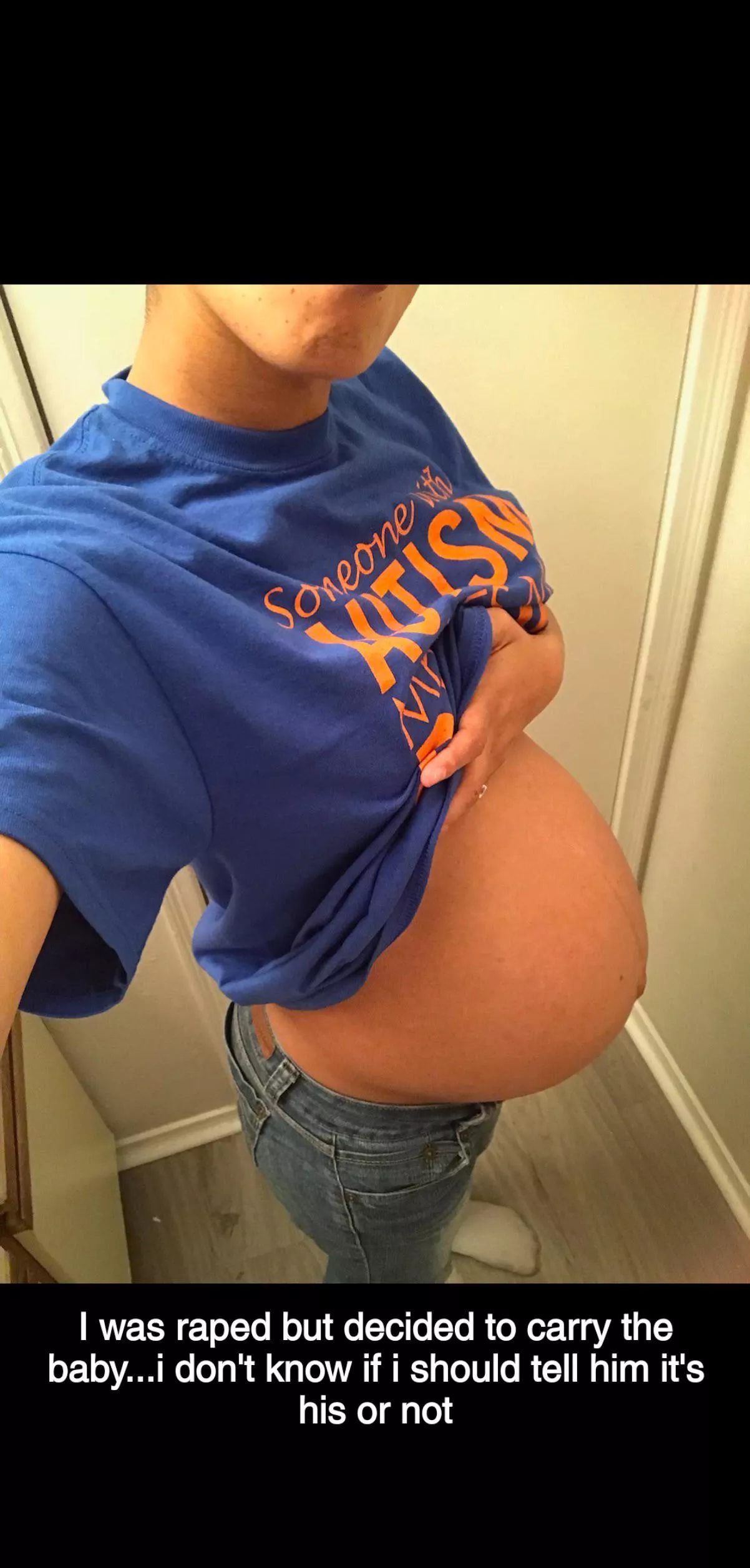 Could you stay with your wife if she decides to carry a baby that was forced in her?