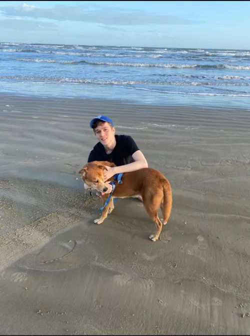 One of my favorite pictures with my angel dog 🐶