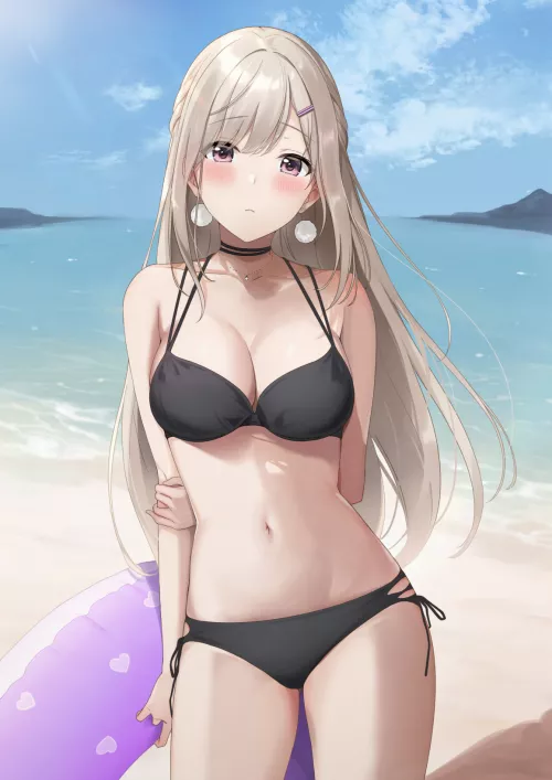 Shy Beach Photo [Artist's Original]