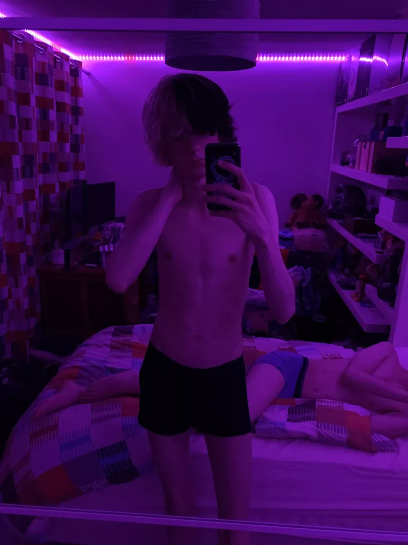 a twink spawned in my bed 😳 what should i do with him?? 😏
