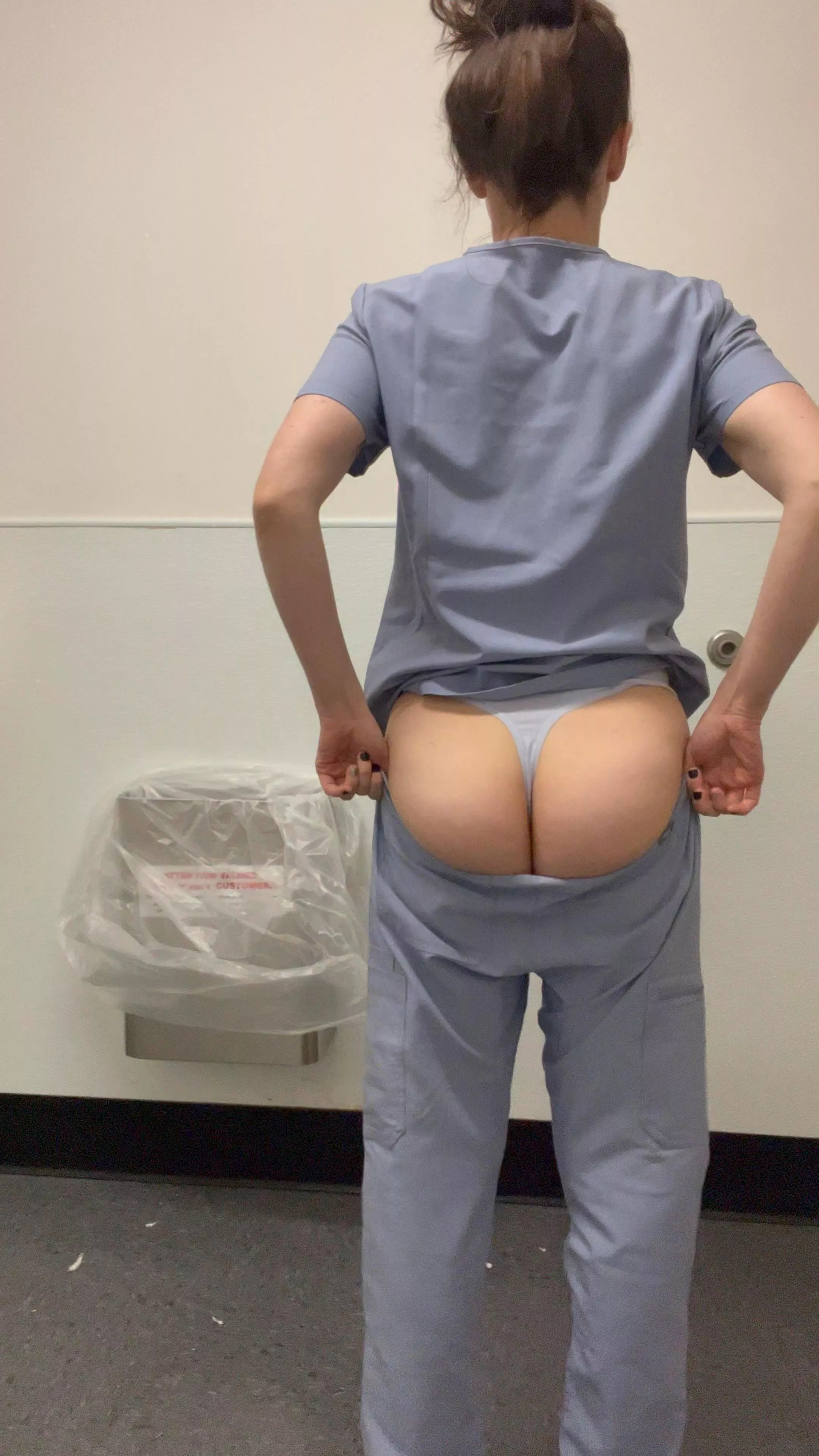 I love being a slut at work