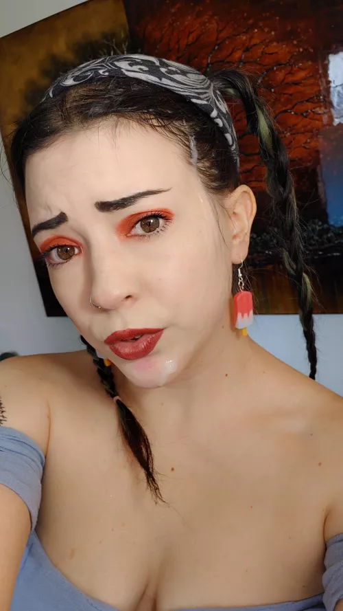 you made a mess on me!