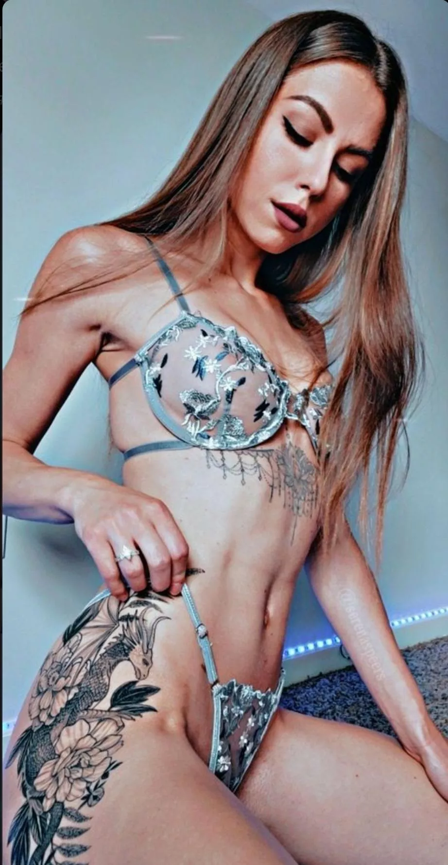 Sheer lingerie is my favorite 😍💙