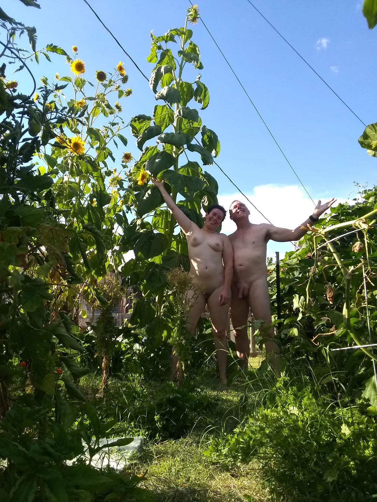 2022 garden photo. We love our garden and our neighborhood loves our photo sessions.