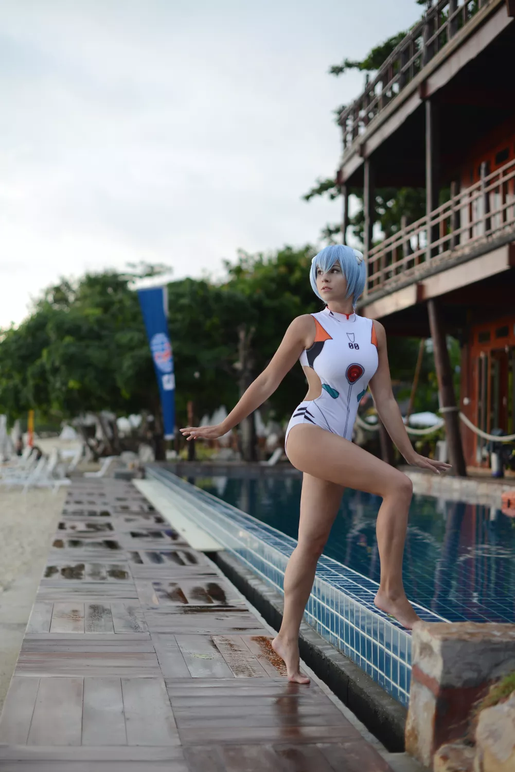 Rei Ayanami from Neon Genesis Evangelion Cosplay by Yunakairi
