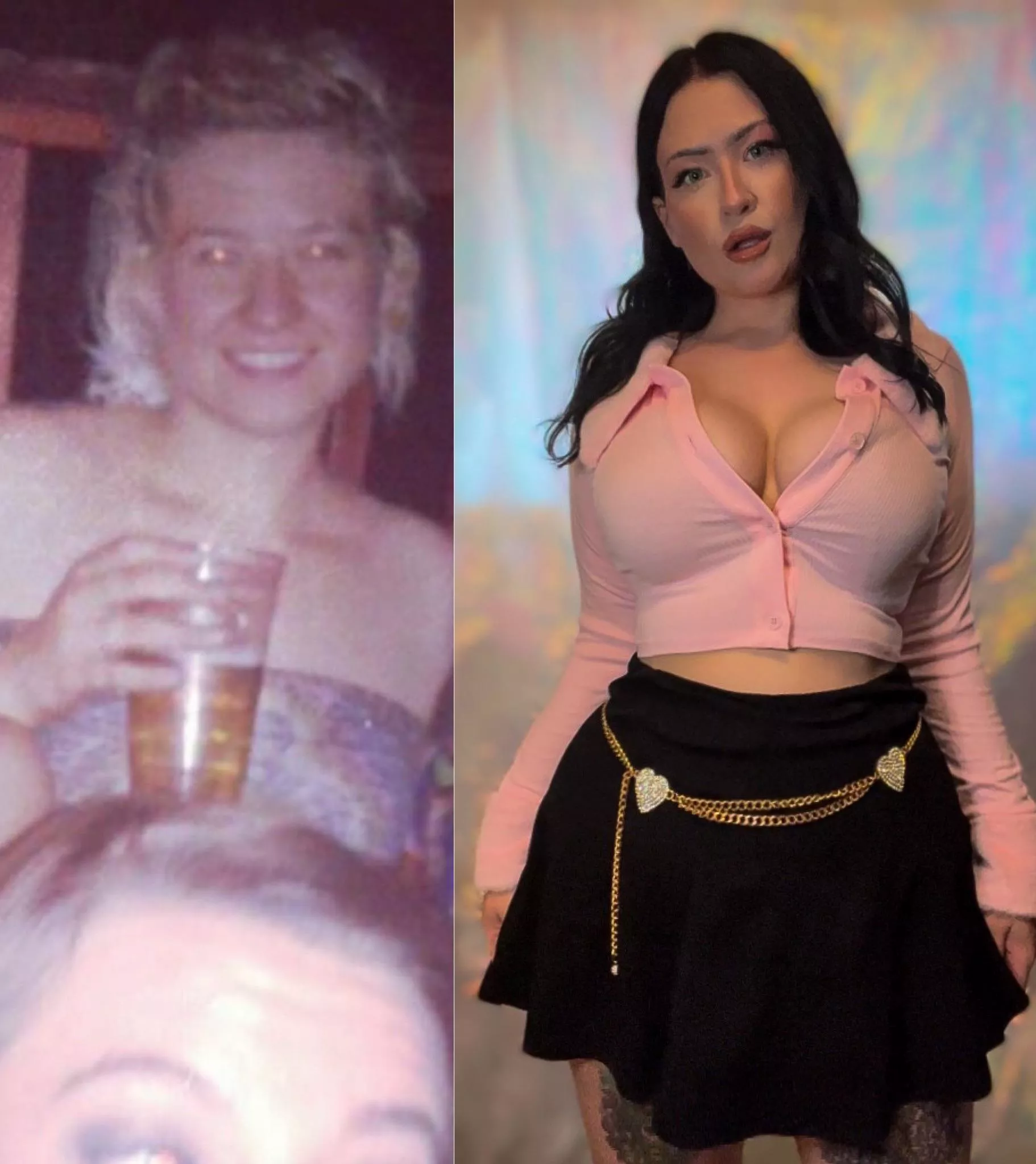 homely hippie @ 21 to bimbo @ 33 🙏