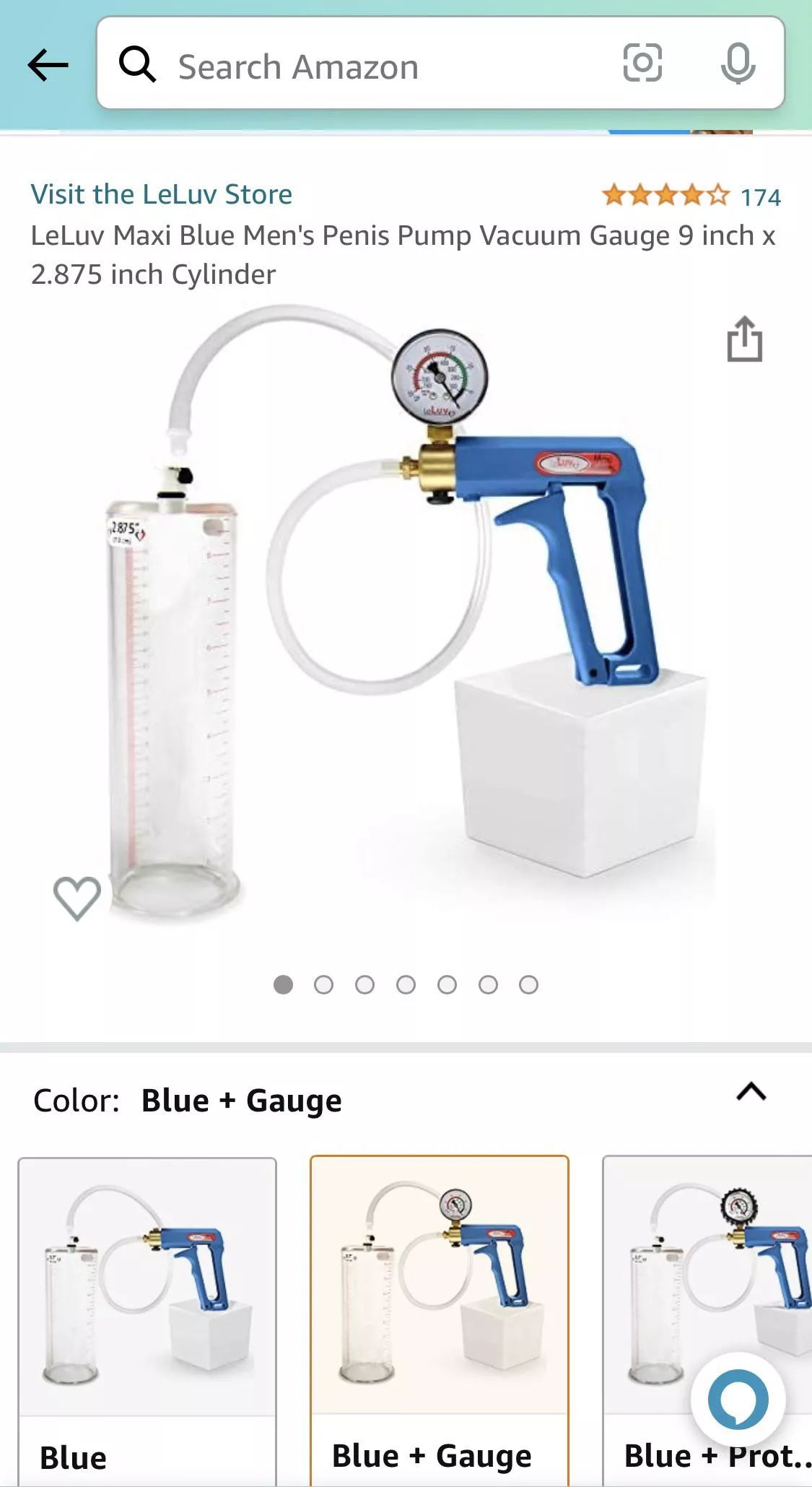 [f] What diameter Leluv cylinder do you like? My partner is very petite and the last vaginal shaped cylinder I tried didn’t fit between her legs. I’m considering the 2.875”