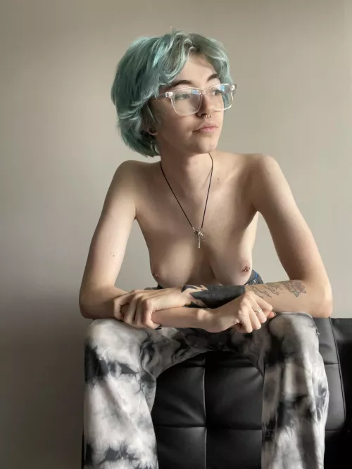 Hanging out naked is fun