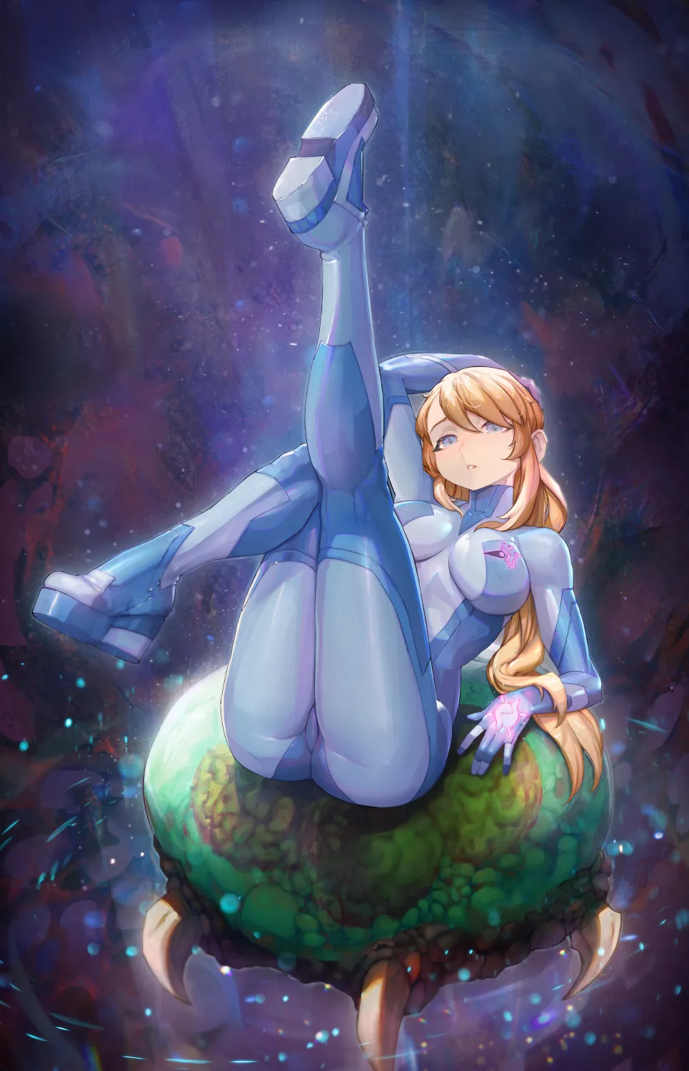 Zero Suit Samus Legs Up Beauty (Yugen99 ) [Metroid]