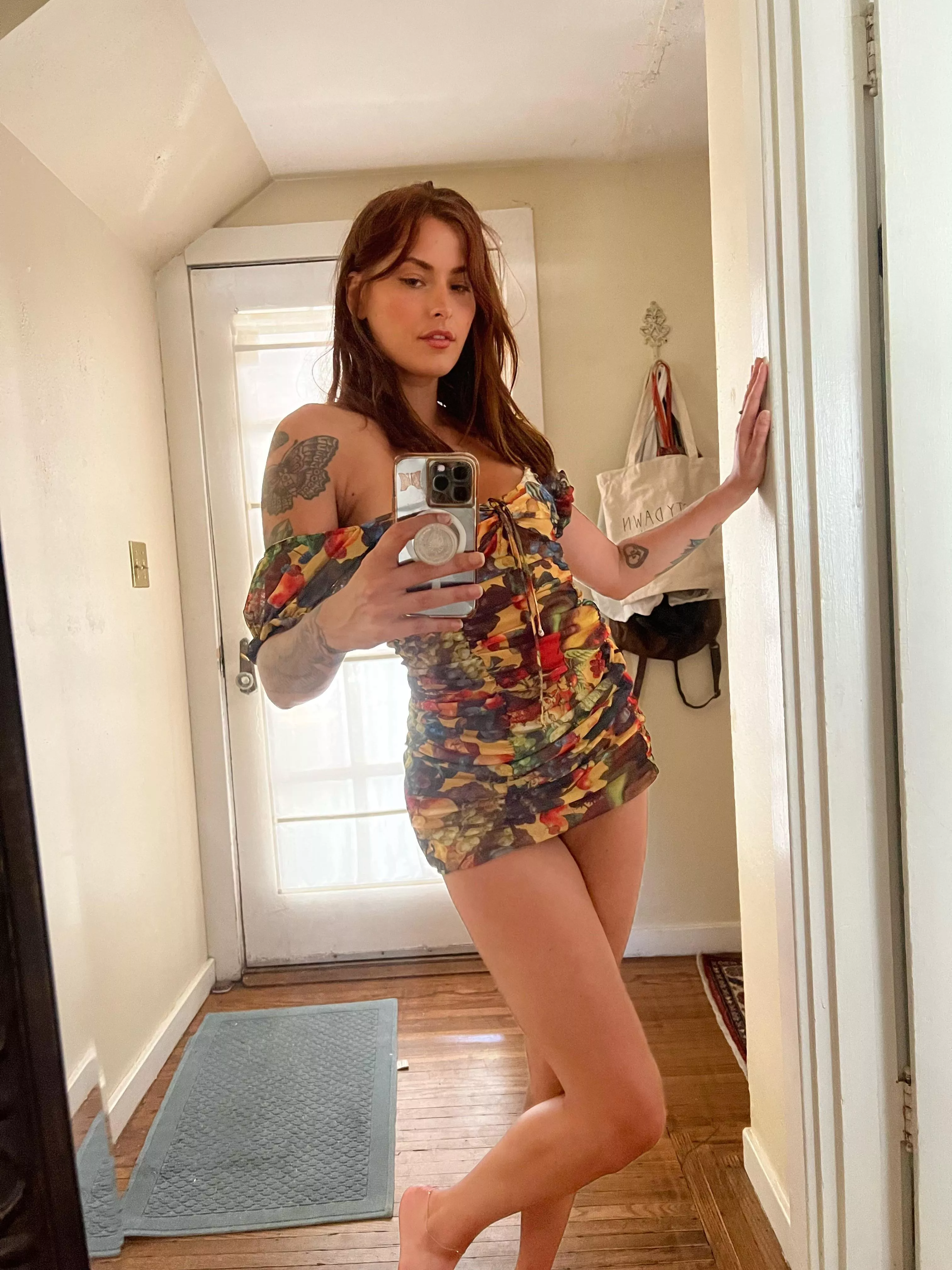 I’m literally a fruit snack in this lil’ sundress ~f33