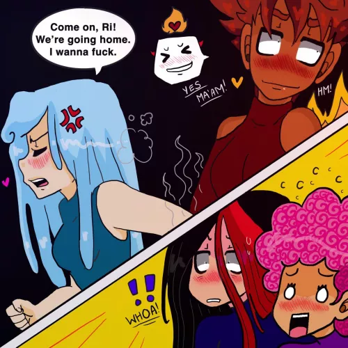 [Original][Our Little Universe] Wait until you guys find out how blunt & extremely “straight to the point” Eva can be once she learns how to speak English in the series! LOL But Furi looks so smitten here 🤣