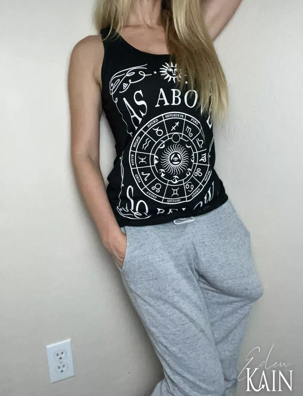 It's true what they say about grey sweatpants...