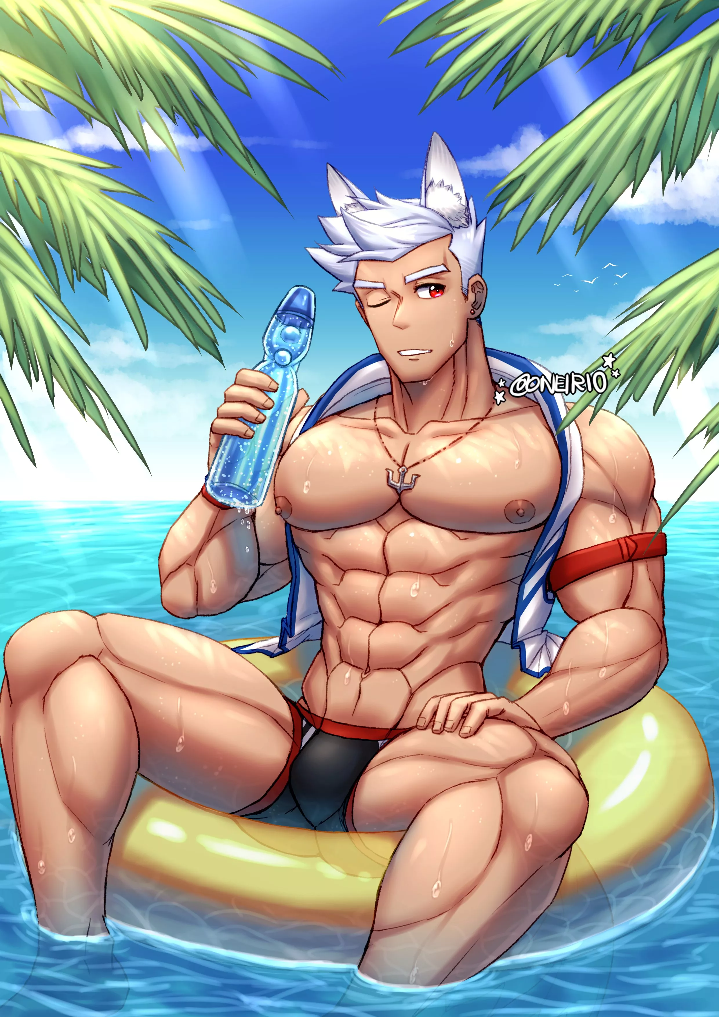 (@Oneirio) [OC] it's too damn hot 🌊🥤