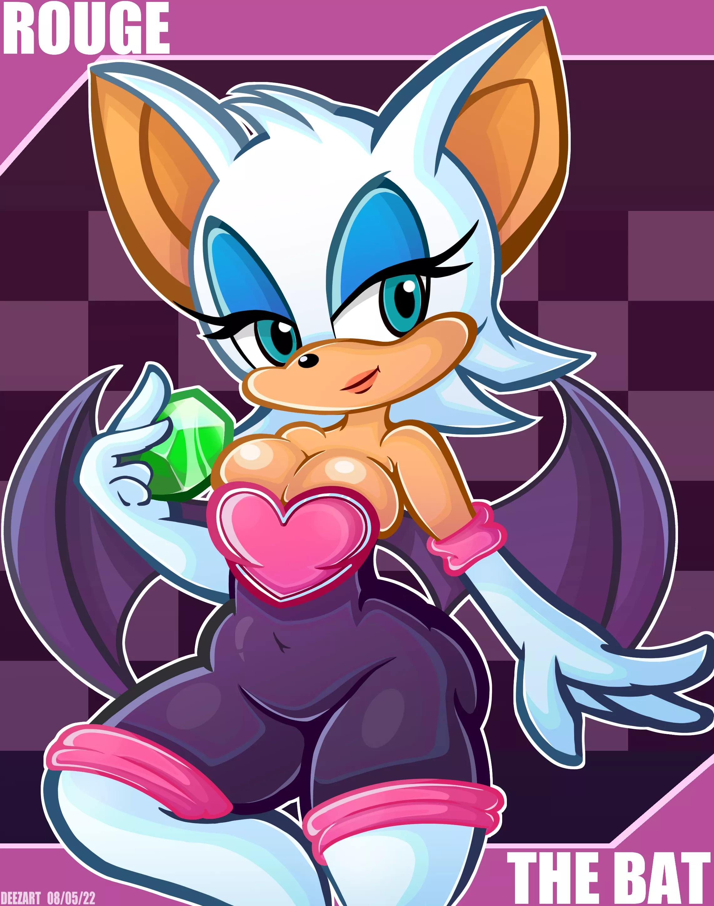 Rouge the Bat by me (Deezart) on Twitter. Let me know if you like it.