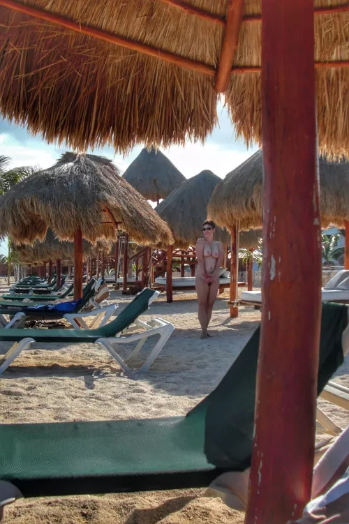 60 Year old Mrs. and we have Hidden Beach all to ourselves!