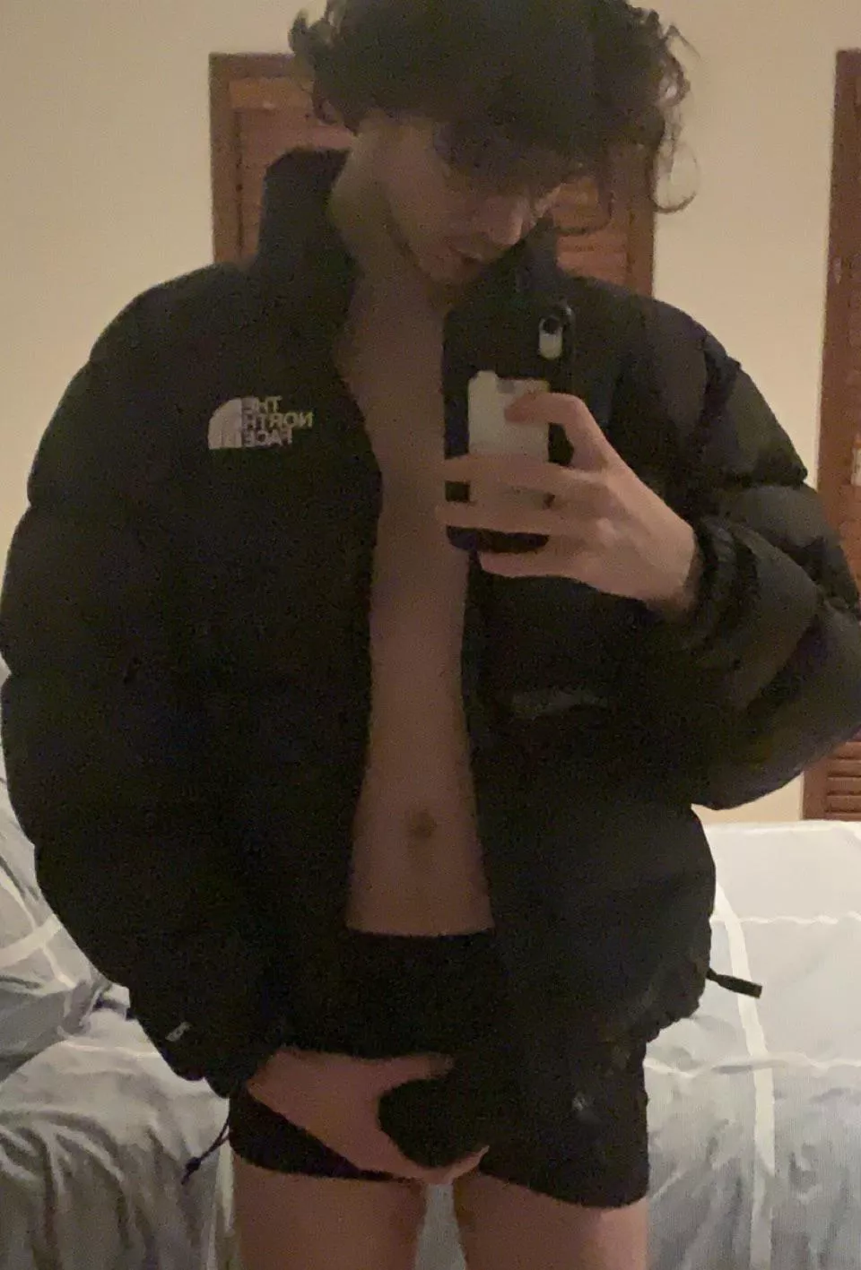 i’m enjoying having a hot puffer jacket, maybe you should enjoy it with me ;)