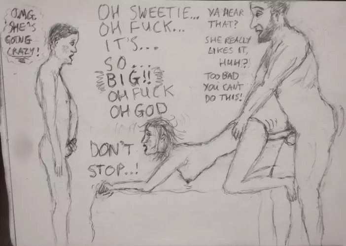 The loving husband’s regret. Couldn’t resist doing this 😏