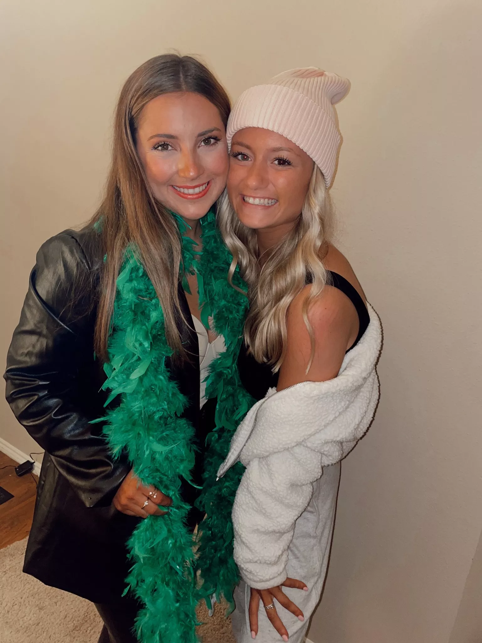 Feather Boa or Beanie? Feather Boa or Beanie?