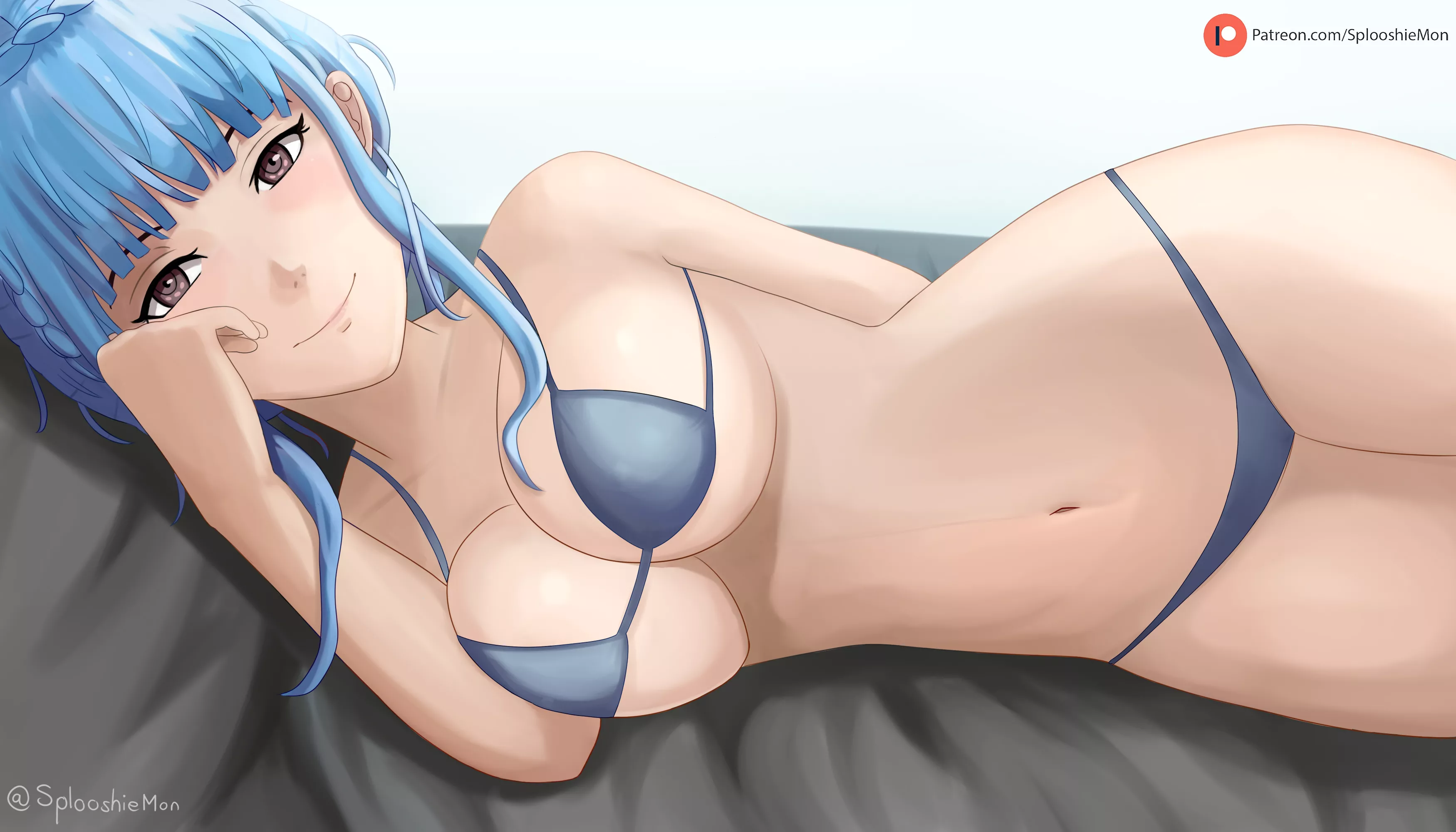 Marianne waking up next to you :3 (nsfw version on patreon @Splooshiemon)