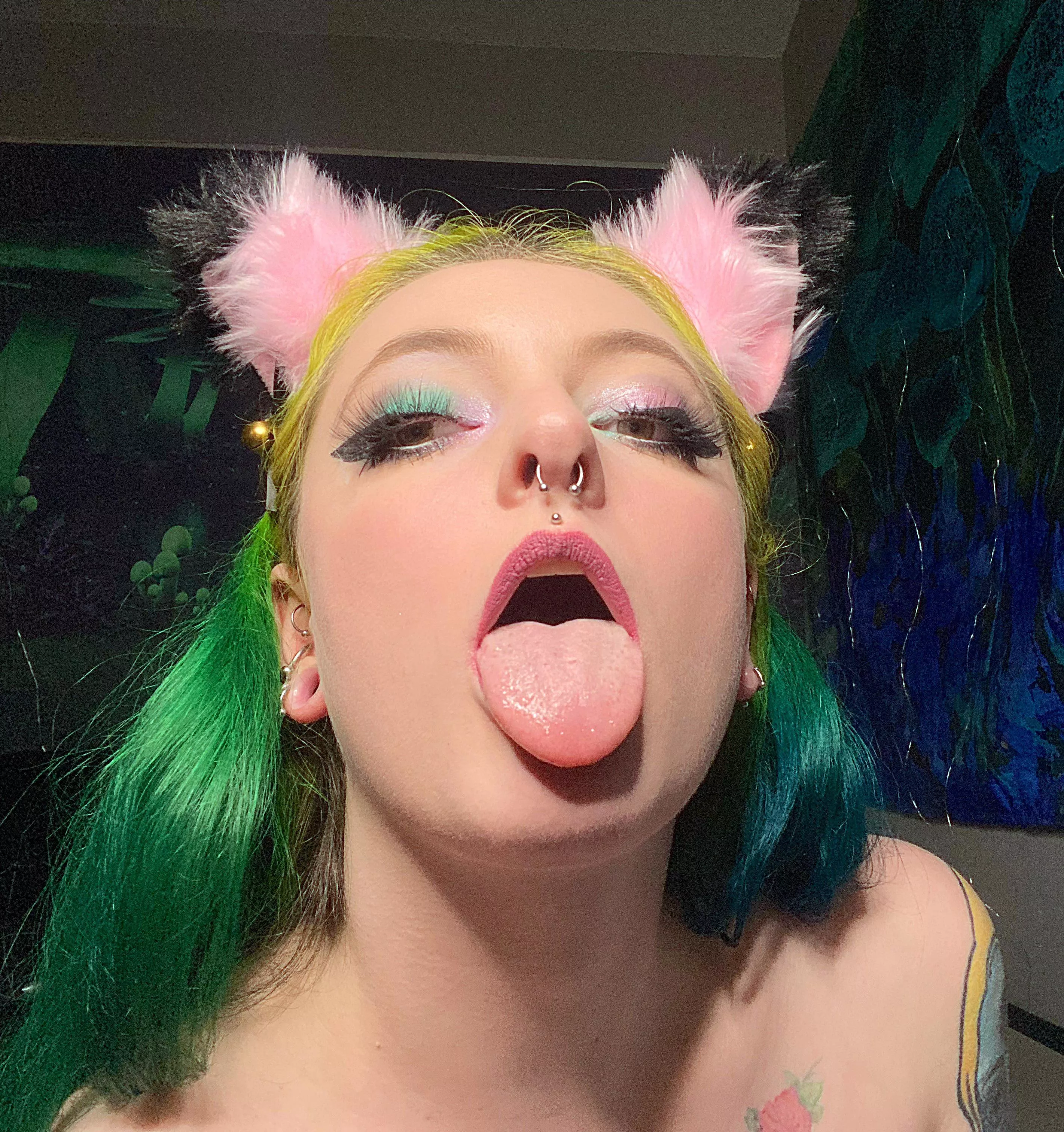 Wish i still had my tongue pierced Wish i still had my tongue pierced