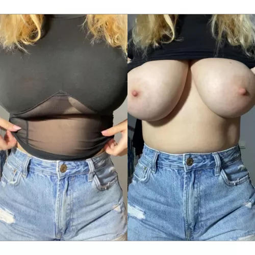 My tits will make your day wonderful! 😜