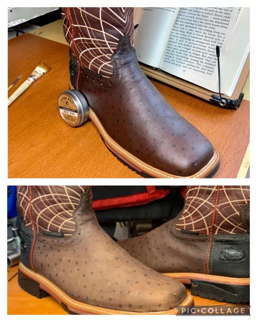 A nice conditioning & wax, boots looking brand new!🤙