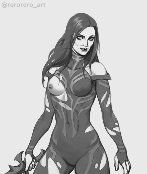 Hela Sketch (OC) [Marvel]