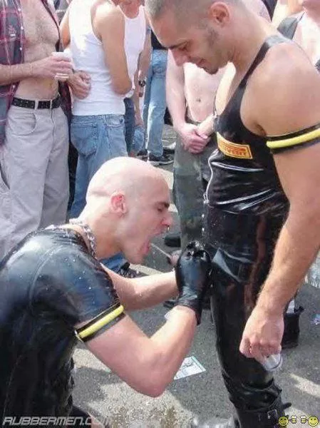 It’s good to find someone willing to help out when you get thirsty.