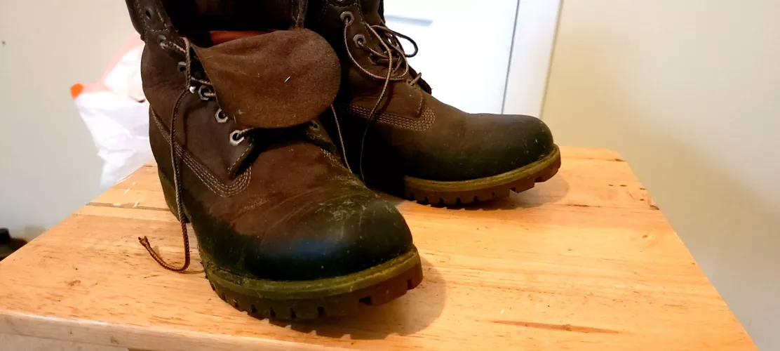 What should I use to clean these Heritage Timberlands properly?