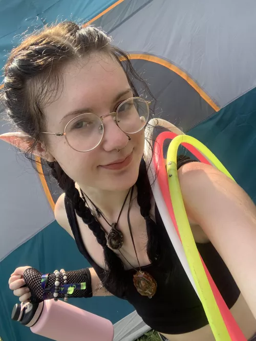 bein a lil elf at sound haven 🧝🏻‍♀️ had a mf blast