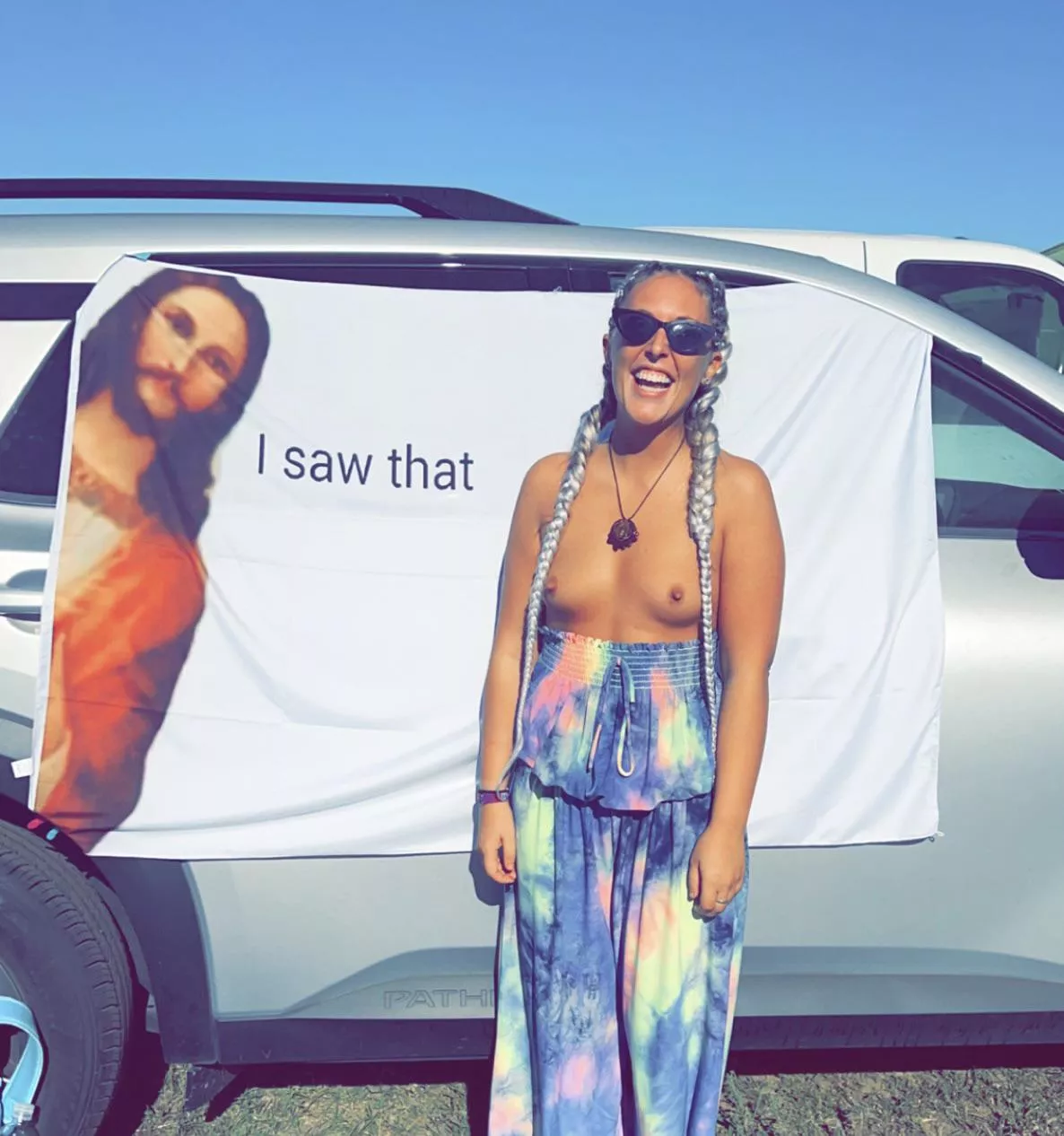 Tits out at Elecric Forest 🌳