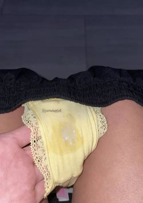 Guess how long it took me to get my panties like this?🥵