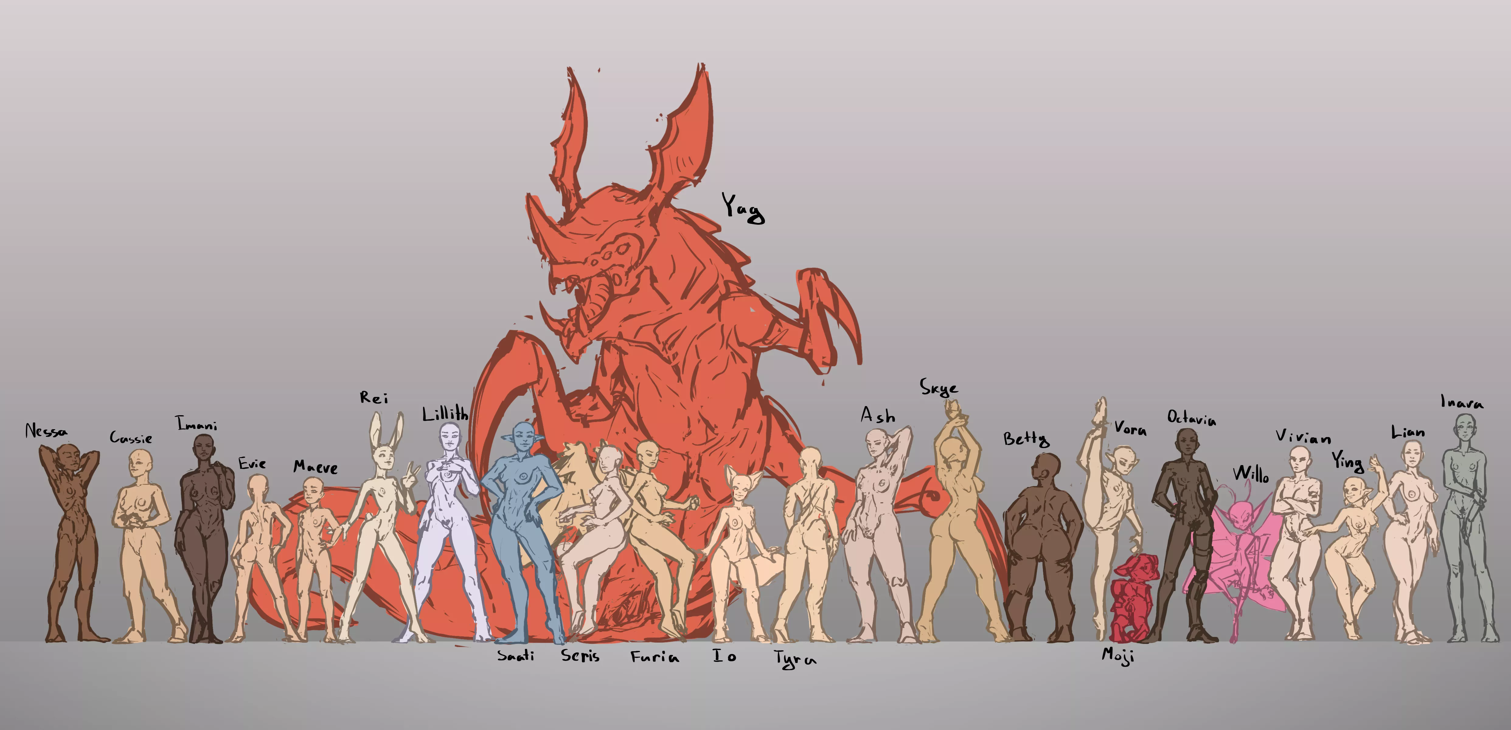 I'm going to draw every single female champ. Wish me luck xD I'm going to draw every single female champ. Wish me luck xD