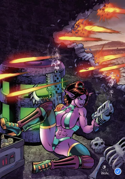 Rin: Intergalactic Mercenary Raffle @ Apothic press on Facebook live 7pm EDT. Backers win original art!