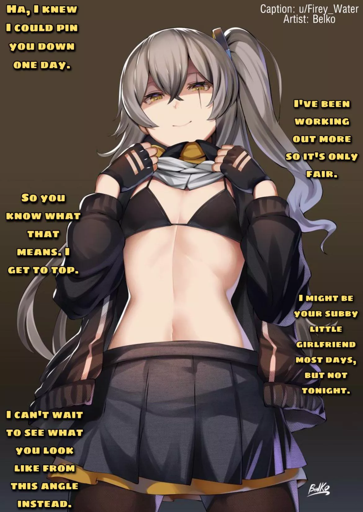 Your girlfriend finally pins you. [Gender Neutral POV] [Soft Teasing] [Implied Sex]