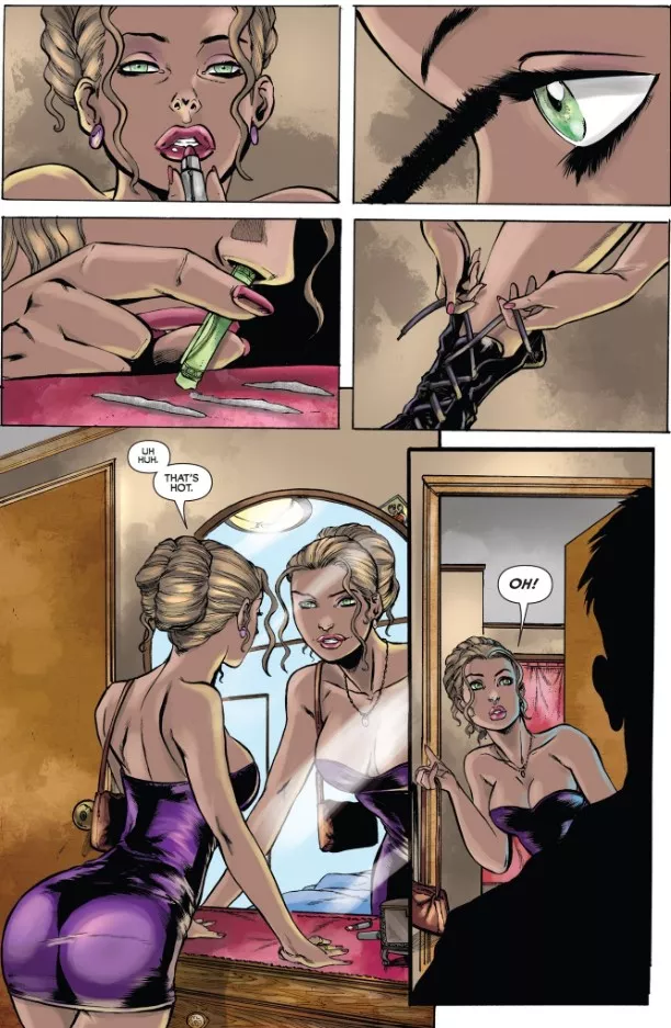 Jenna Getting Dressed [Dean Koontz's Frankenstein: Prodigal Son (2010) #1]